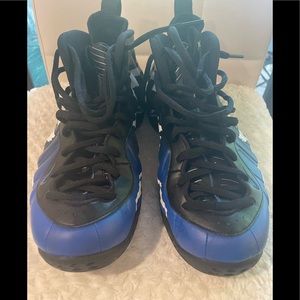 Rare Nike foamposite camo bleu